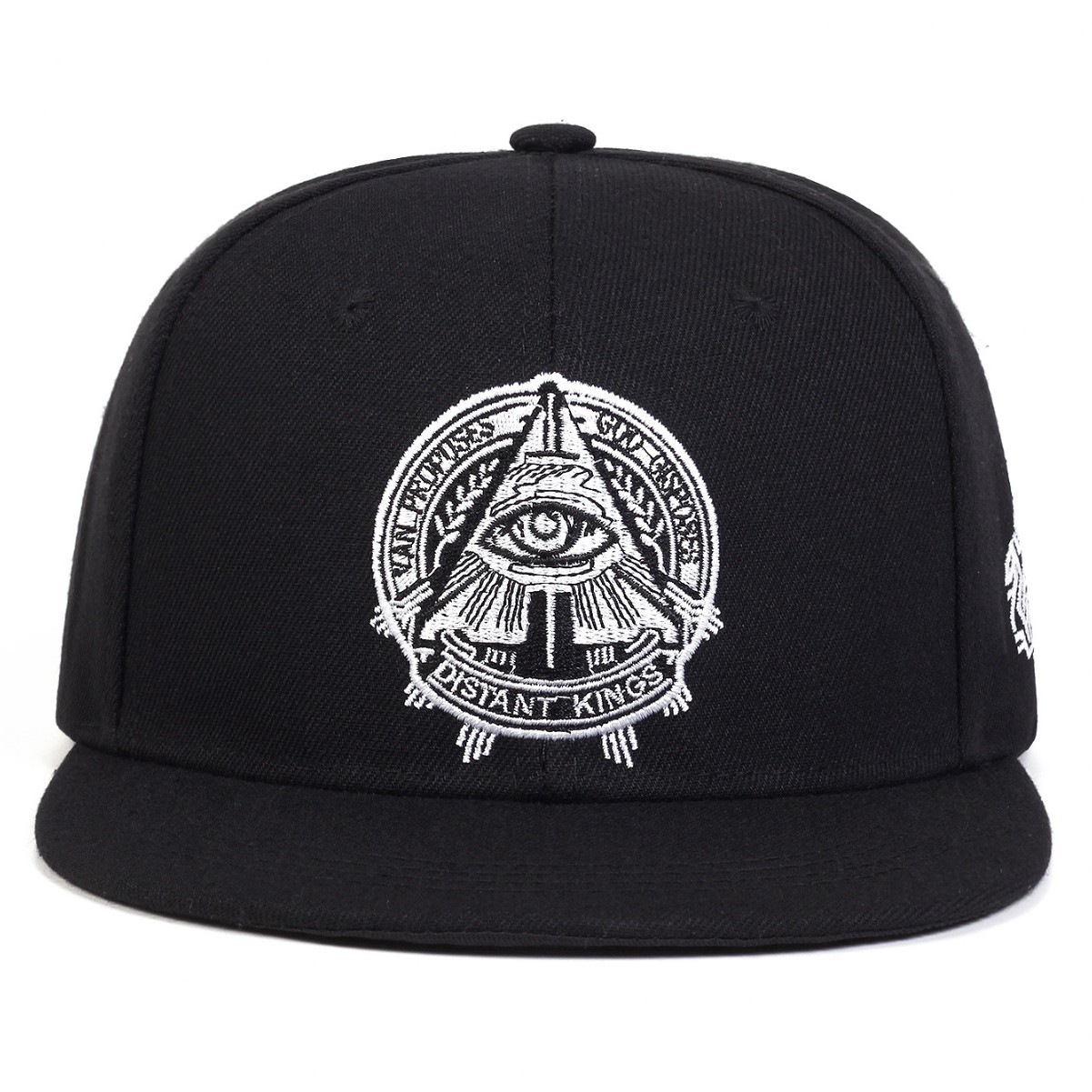Snapback Hat Flat - Unisex All-Seeing Eye Embroidered Snapback Hat