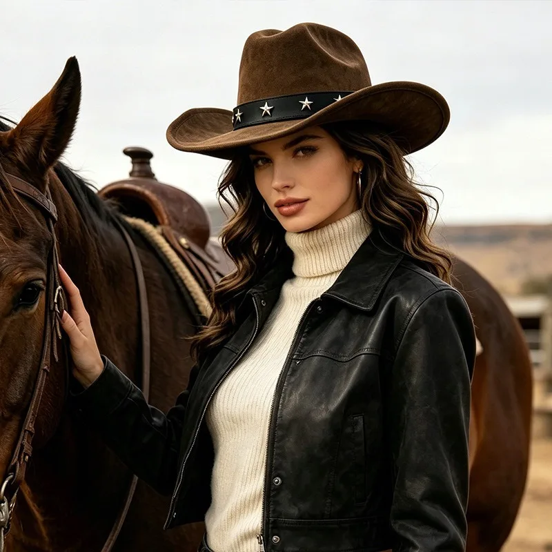 Women Hot Sale Wide Brim Cowbo - đánh giá và giá Fedora Hat Wool