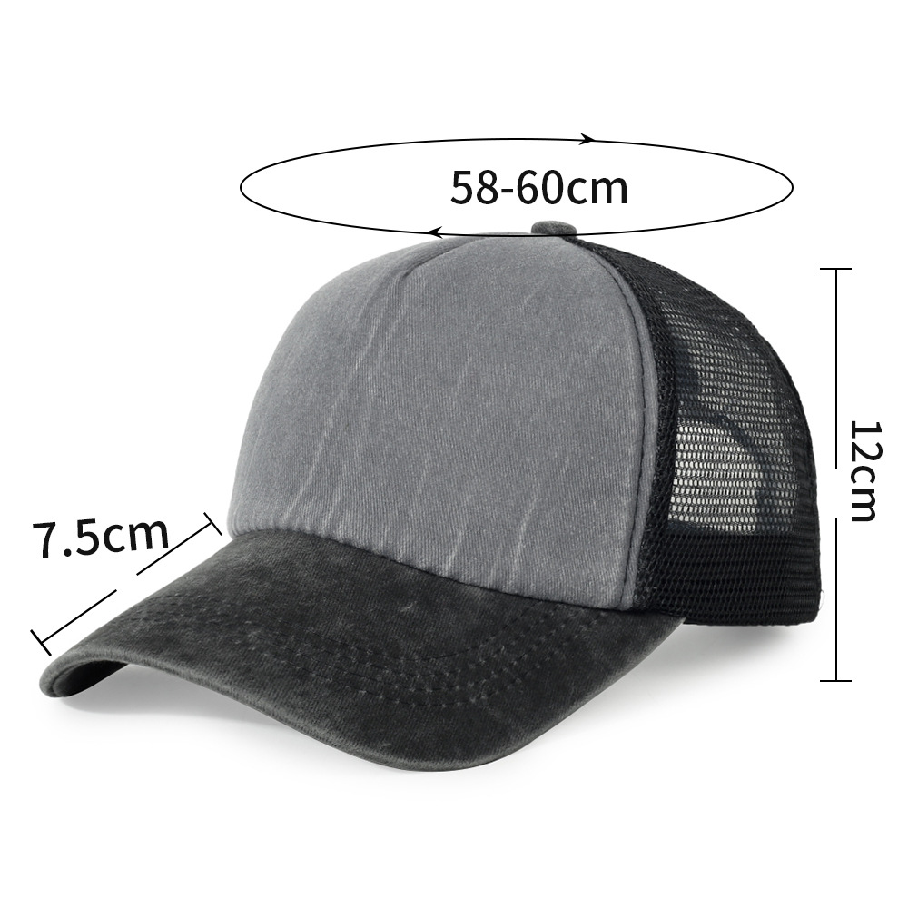 Mesh  Washed Foam Baseball Cap - đánh giá và giá Trucker Cap Mesh