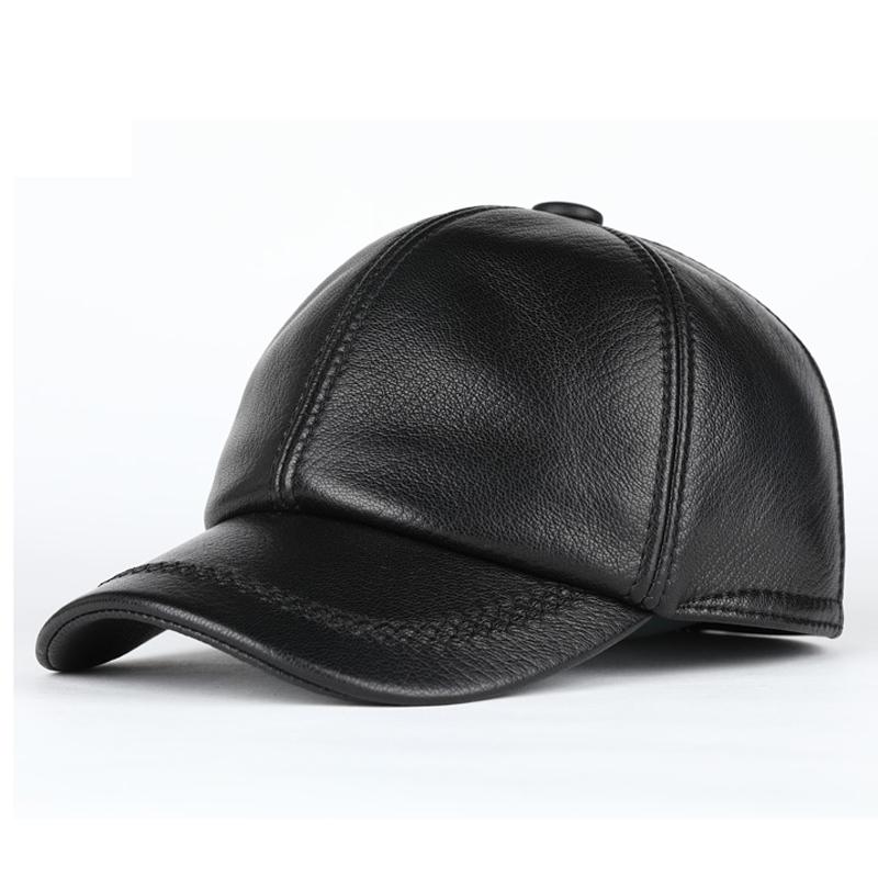 Adult New Genuine Leather Hat  - đánh giá và giá Baseball Cap Structured