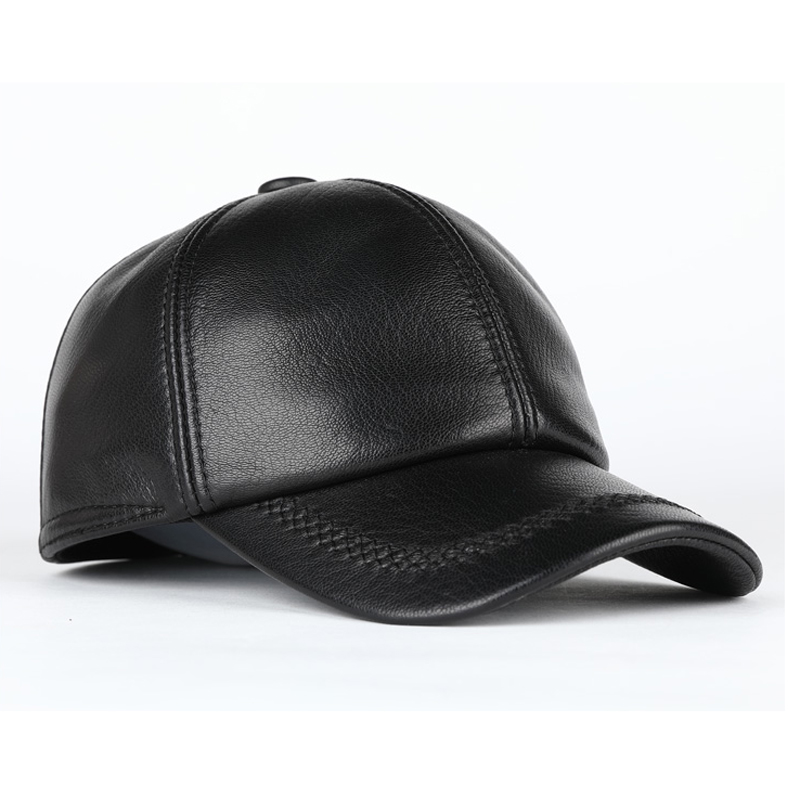 Adult New Genuine Leather Hat  - đánh giá và giá Baseball Cap Structured