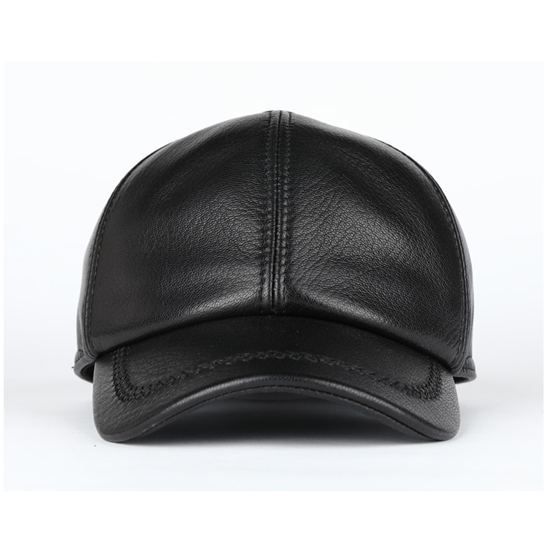 Adult New Genuine Leather Hat  - đánh giá và giá Baseball Cap Structured