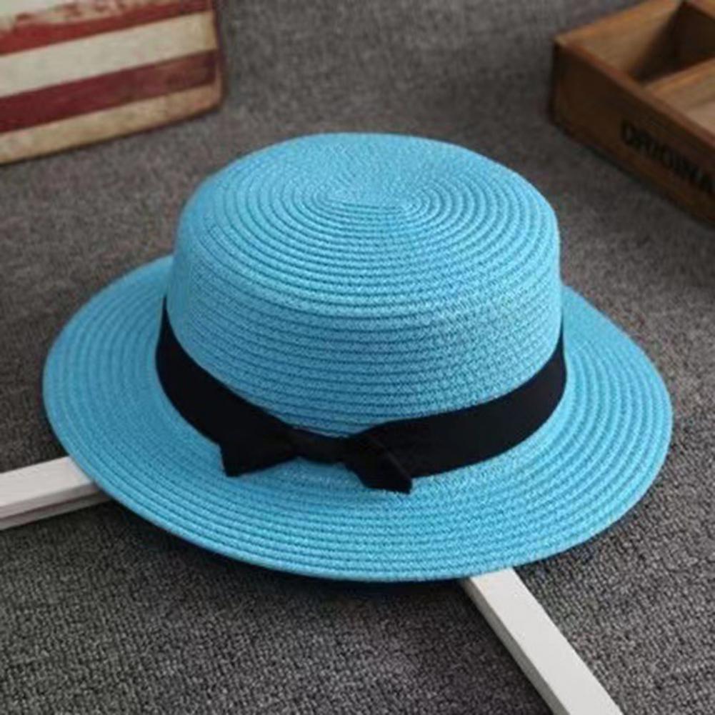 Beach Straw Hat Flat Top Wide  - đánh giá và giá Sun Hat Wide Brim