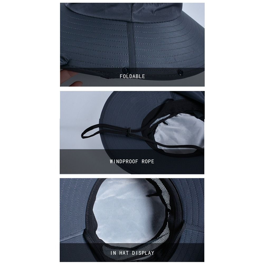 Fashion Cloth Men Sun Hat Big  - đánh giá và giá Bucket Hat Cotton