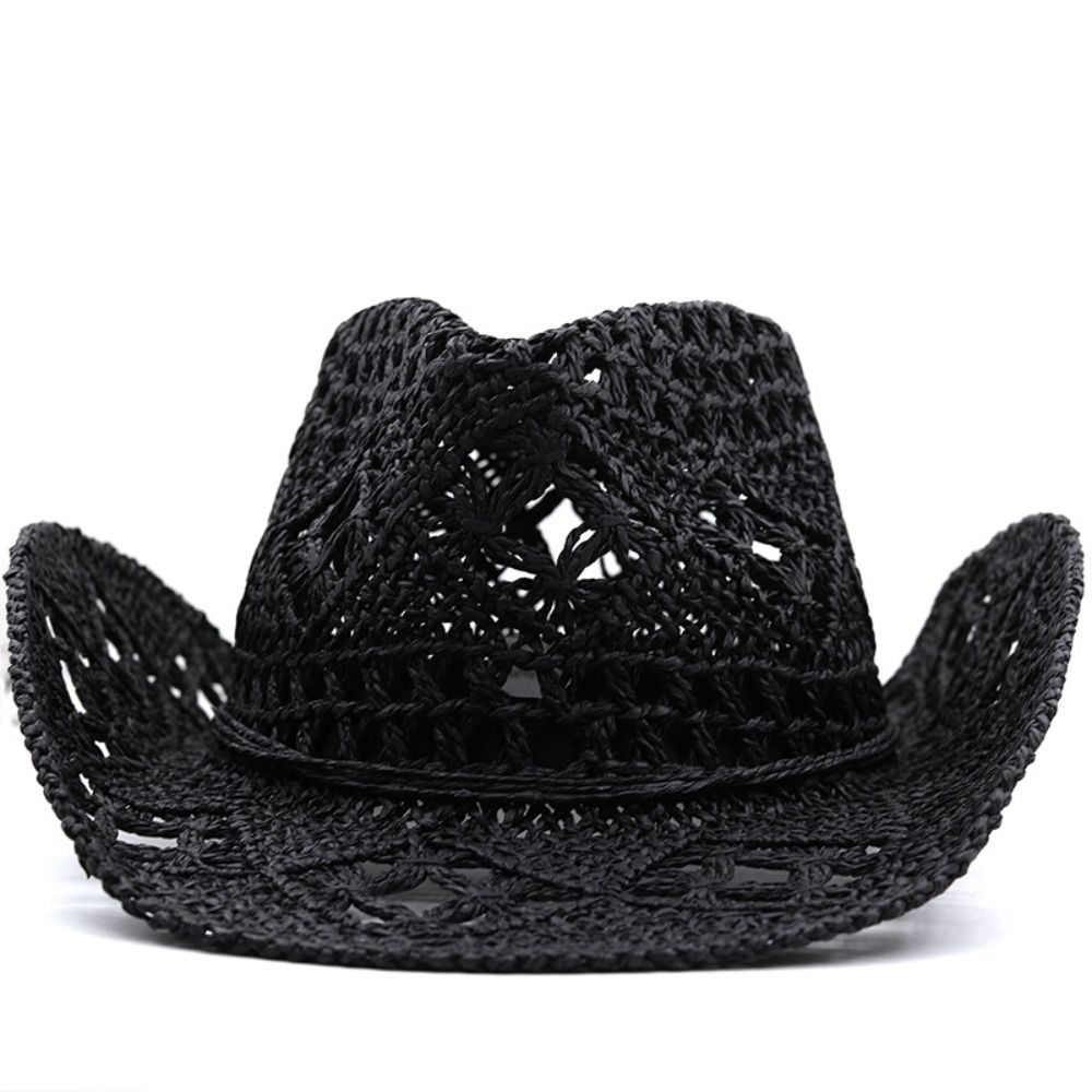 Vintage Wide Brim Hollow Straw - đánh giá và giá Cowboy Hat Straw