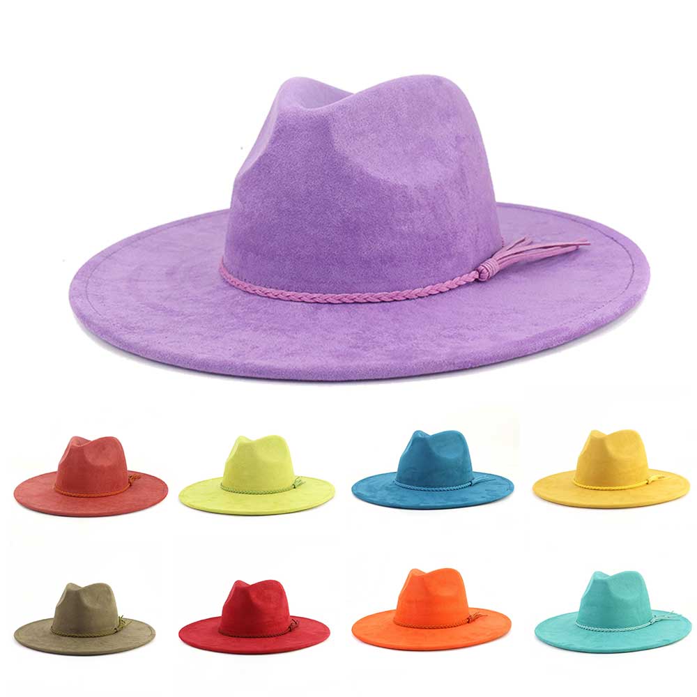 Vegan Suede Hat Teardrop shape - đánh giá và giá Fedora Hat Wool