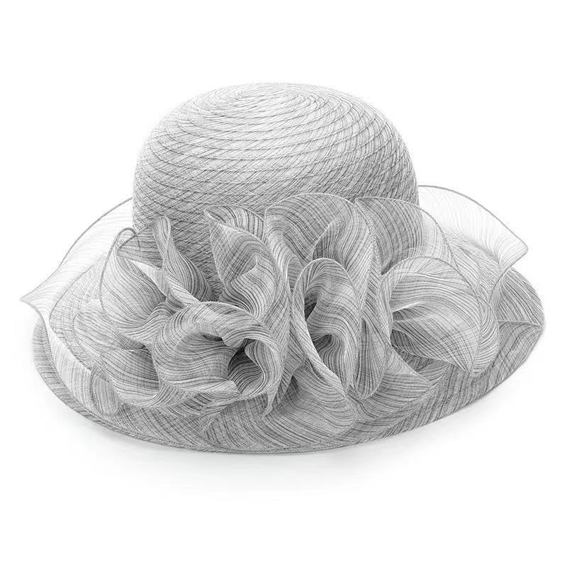 Women's Transparent Gauze Sun  - đánh giá và giá Sun Hat Wide Brim