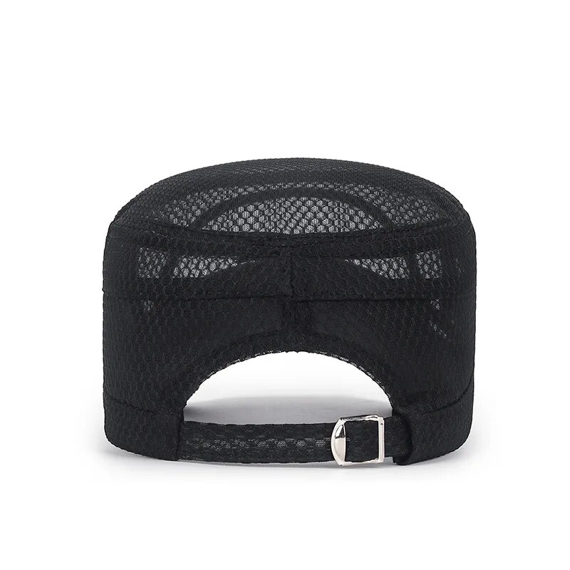 New Iron Label Full Net Breath - đánh giá và giá Snapback Hat Flat