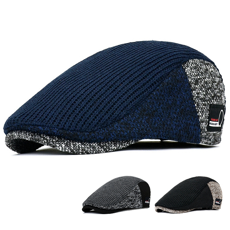 Men Newsboy Hats Thick Autumn  - đánh giá và giá Dad Hat Cotton