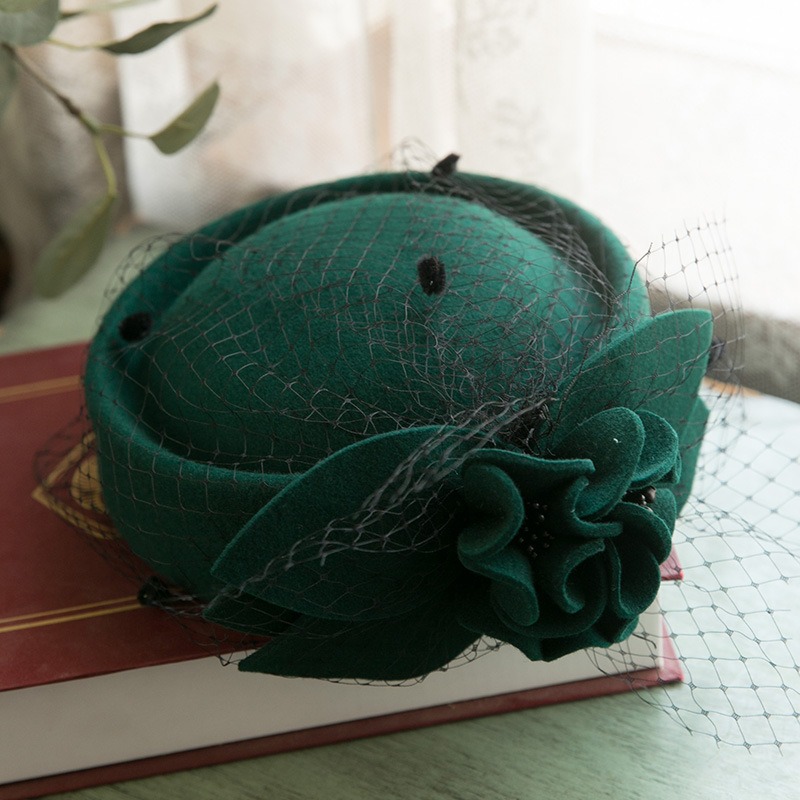 French Vintage Wool Beret Hat  - đánh giá và giá Beret French Wool